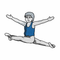 Gymnastics Boy embroidered shirts by ZazzleEmbroidery Gymnastics Boy embroidered shirts