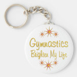 Gymnastics Brighten My Life Keychain