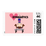 GYMNASTICS - Brunette Girl Handstands postage