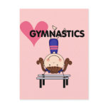 GYMNASTICS - Brunette Girl Handstands postcards