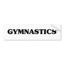 Gymnastics bumper stickers by republicofsport Gymnastics bumper stickers