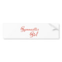 Gymnastics bumper stickers