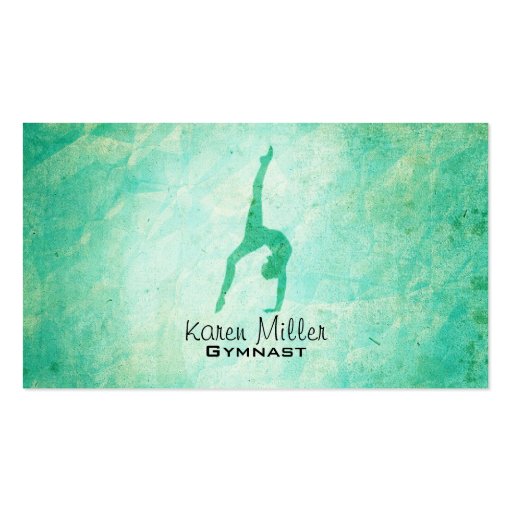 Gymnastics Business Cards (front side)