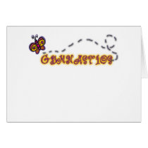 GYMNASTICS butterfly Greeting Card
