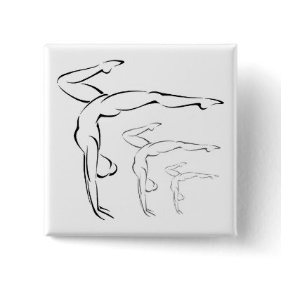 Gymnastics button