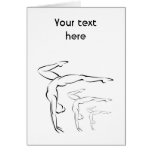 Gymnastics Greeting Cards