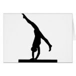 Gymnastics Greeting Card