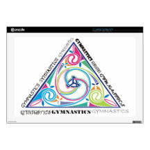 Gymnastics Celtic Triangle Decal For Laptop