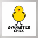 Gymnastics Chick Poster