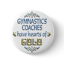 Gymnastics Coach Appreciation Pinback Button