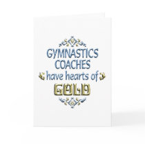 Gymnastics Coach Appreciation Cards