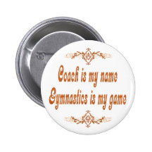 Gymnastics Coach Buttons