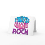 Gymnastics Coach Gifts Card