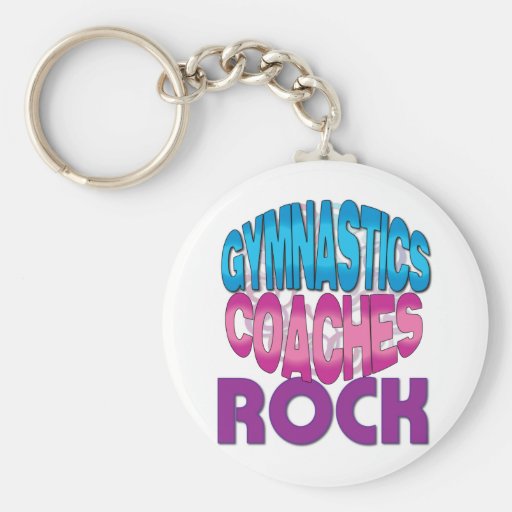 Gymnastics Coach Gifts Keychain
