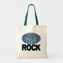 Gymnastics Coaches Rock Gifts Tote Bags
