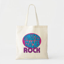 Gymnastics Coaches Rock Shirts Canvas Bags