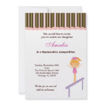 Gymnastics Competition Personalized Announcement