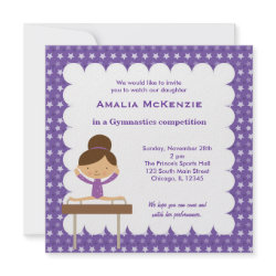 Gymnastics Competition invitation