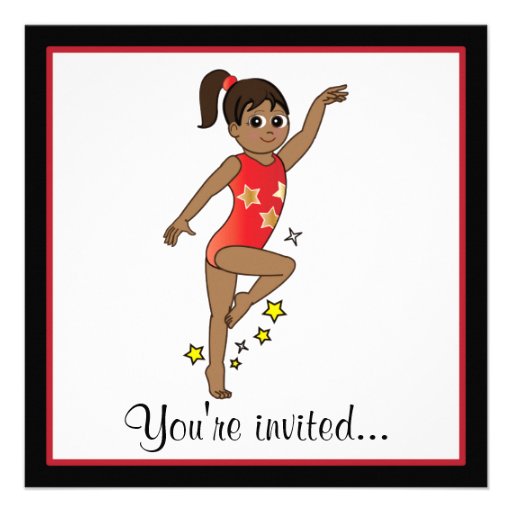 Gymnastics Competition Invitation