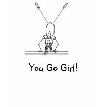 Gymnastics cropped (1), You Go Girl! t-shirts by beamertg Gymnastics cropped (1), You Go Girl! t-shirts