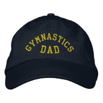 GYMNASTICS DAD Embroidered Hat embroidered hats by Mom_and_Dad_Stuff GYMNASTICS DAD Embroidered Hat embroidered hats