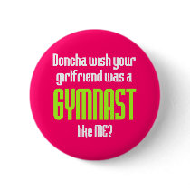 Gymnastics Doncha buttons by SportChick_Store Gymnastics Doncha buttons