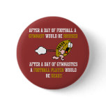 Gymnastics Football buttons