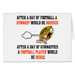 Gymnastics Football Card