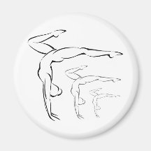 Gymnastics Fridge Magnets