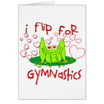 Gymnastics frog cards by KidSports Gymnastics frog cards