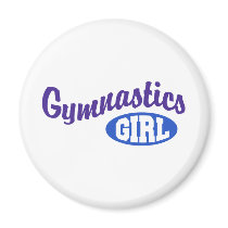 Gymnastics Girl magnets by magarmor Gymnastics Girl magnets