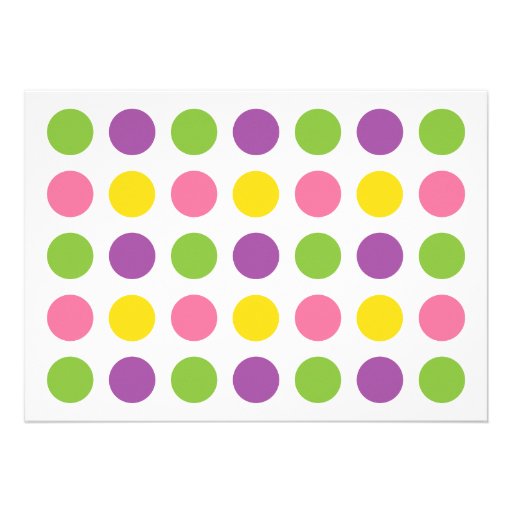 Gymnastics Girls Birthday Party Invitation