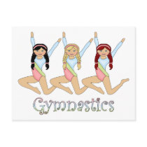gymnastics girls postcards by pacificsportsgifts gymnastics girls postcards