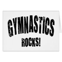 Gymnastics Greeting Cards
