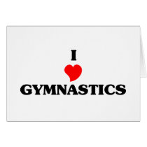 Gymnastics Greeting Cards