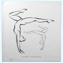Gymnastics II napkins