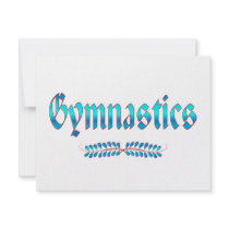 GYMNASTICS invitations by HobbiesLeisure GYMNASTICS invitations