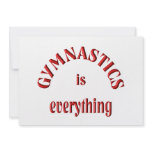 Gymnastics is Everything Personalized Invitations