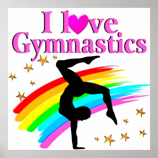 GYMNASTICS IS MY LIFE POSTER Zazzle