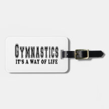Gymnastics It's way of life Travel Bag Tags