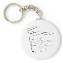 Gymnastics Keychain