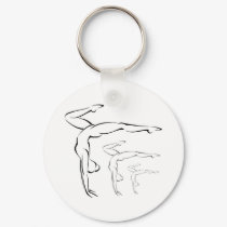 Gymnastics keychain