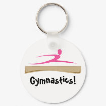 Gymnastics! Keychain by WendyMilonas Gymnastics! Keychain
