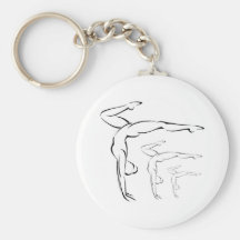 Gymnastics Keychain