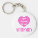 Gymnastics Life Passion Sport Key Chains