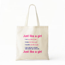 Gymnastics Like a Girl Tote Bag