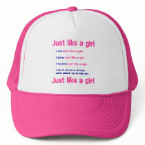 Gymnastics Like a Girl Hat
