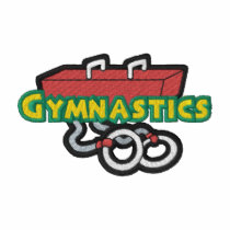 Gymnastics Logo embroidered shirts by ZazzleEmbroidery Gymnastics Logo embroidered shirts