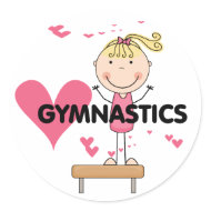GYMNASTICS - Love Gymnastics Tshirts and Gifts sticker
