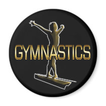 GYMNASTICS REFRIGERATOR MAGNET